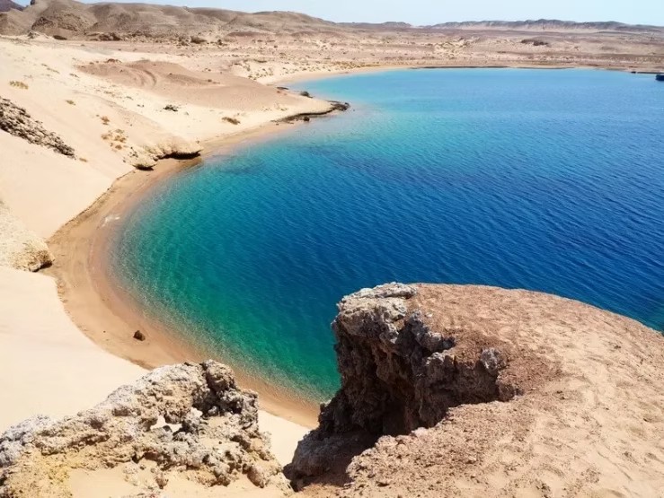 Ras Abu Galum and the Blue Lagoon