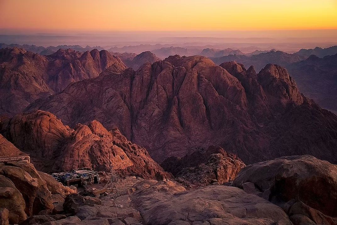 St Catherine's Monastery and Mount Sinai sunrise