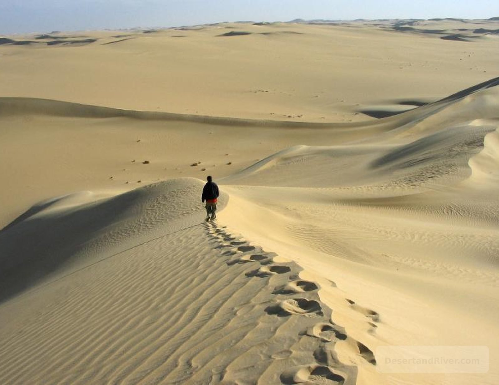 Sandboarding at Hedoda Sand Dune